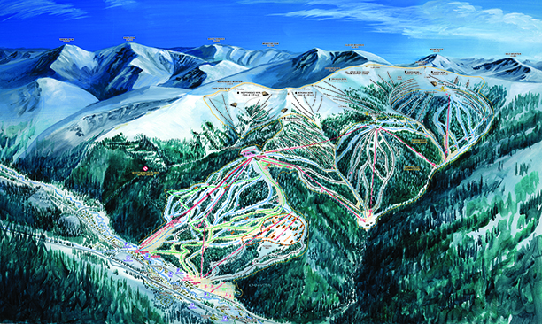 Keystone Ski Trail Map