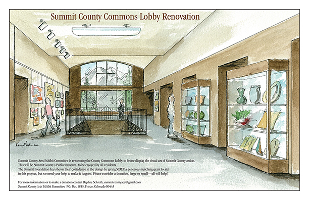 SCAEC Summit County Commons Poster Illustration by Kevin Mastin