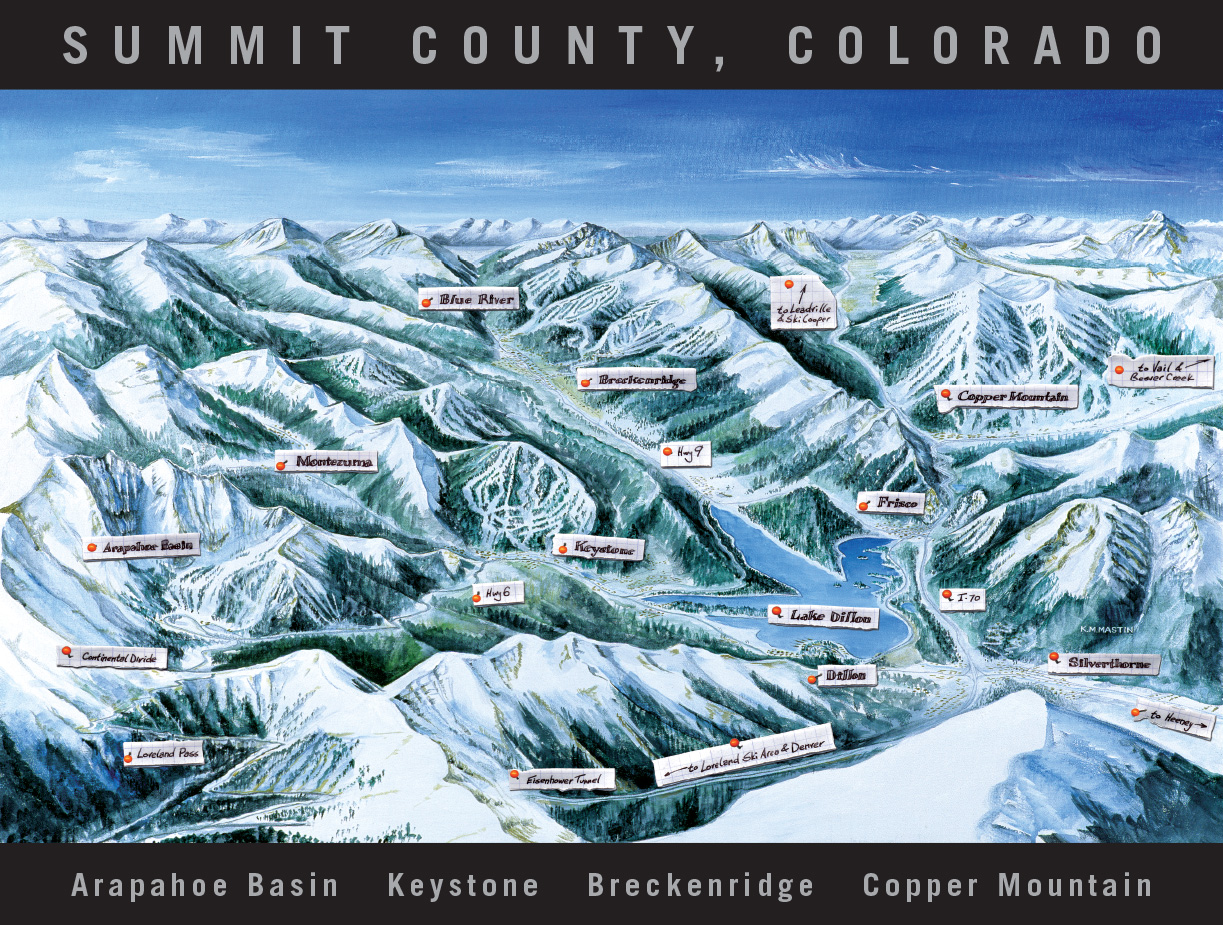 Ski Summit County Trail Map