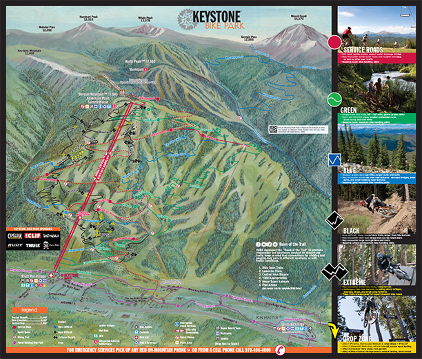 Keystone Trail Map